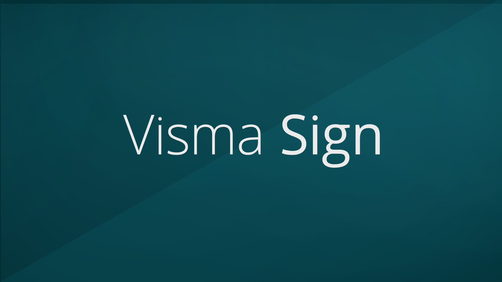 Visma Sign